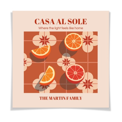 Poster 40 x 40 cm Mat