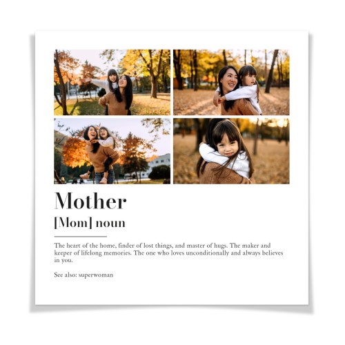 Dictionary Definition with 4 photos