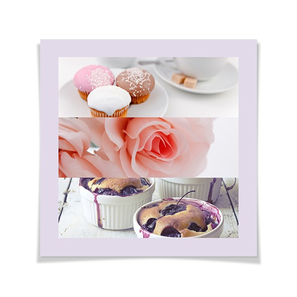 Collage Poster 40 x 40 cm Matte