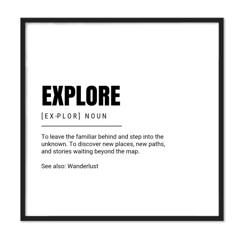 Word Definition - Text Only Bold