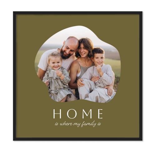 Pêle-Mêle encadré 40 x 40 cm Noir