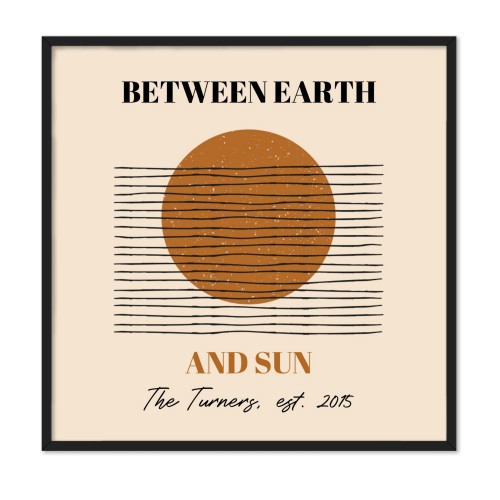 Terracotta Sunscape - Text Only