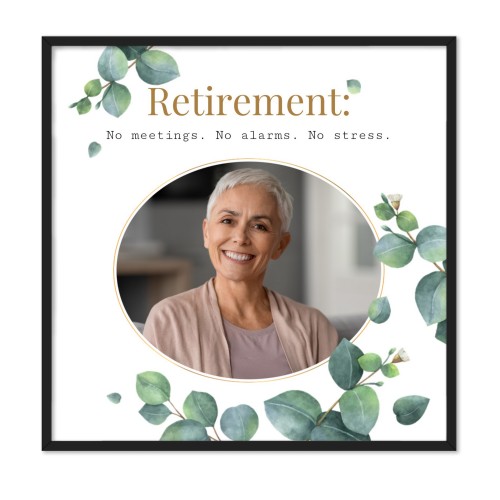 Poster in lijst 40 x 40 cm Zwart Poster in lijst 40 x 40 cm Zwart