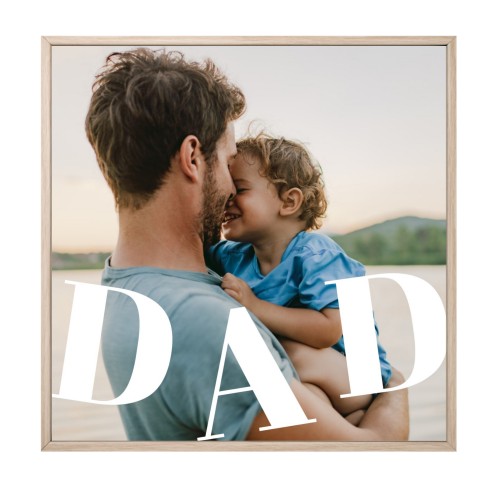 Typo Frame Dad