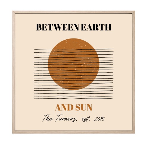 Terracotta Sunscape - Text Only