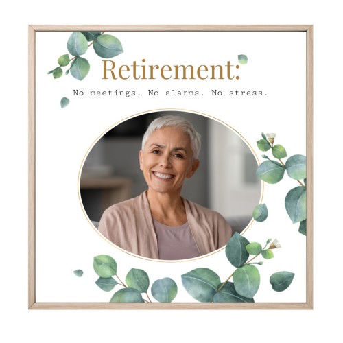 Ingekaderde Poster 40 x 40 cm Hout Ingekaderde Poster 40 x 40 cm Hout