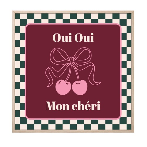 Checker Cherie Mood Text - Only