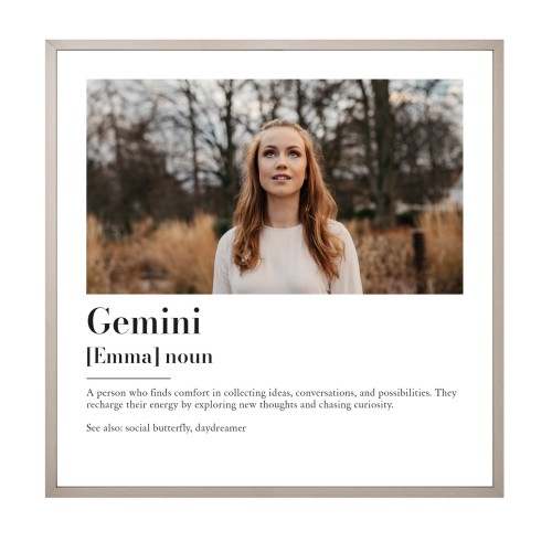 Foto-Collage mit Rahmen 40 x 40 cm Taupe Foto-Collage mit Rahmen 40 x 40 cm Taupe