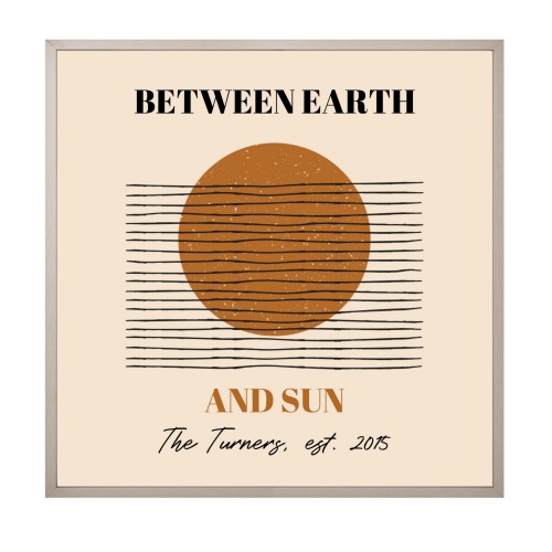 Terracotta Sunscape - Text Only