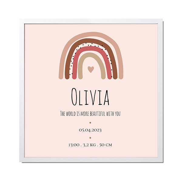 Foto-Collage mit Rahmen 40 x 40 cm Weiss Foto-Collage mit Rahmen 40 x 40 cm Weiss