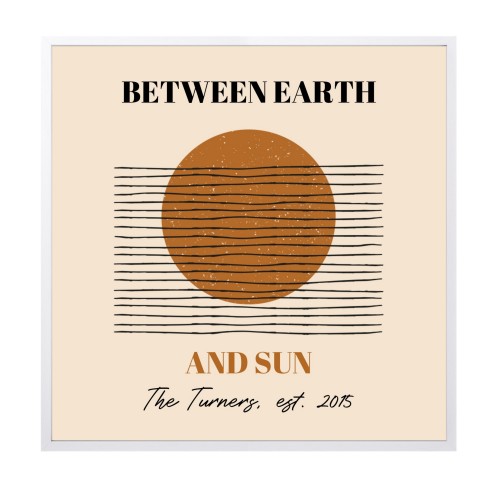 Terracotta Sunscape - Text Only