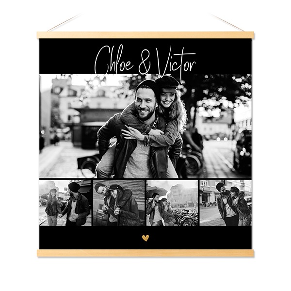 Poster with Magnetic hanger 40 x 40 cm Wood Poster with Magnetic hanger 40 x 40 cm Wood