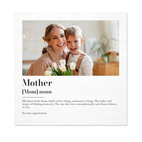 Photo on wood 40 x 40 cm