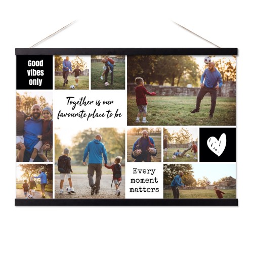 Poster avec support magnétique 60 x 40 cm Noir Poster avec support magnétique 60 x 40 cm Noir