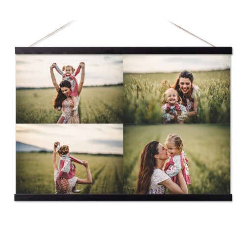 Plakat med Plakathenger 60 x 40 cm Svart