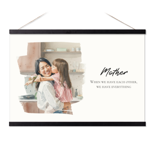 Poster with Magnetic hanger 60 x 40 cm Black Poster with Magnetic hanger 60 x 40 cm Black