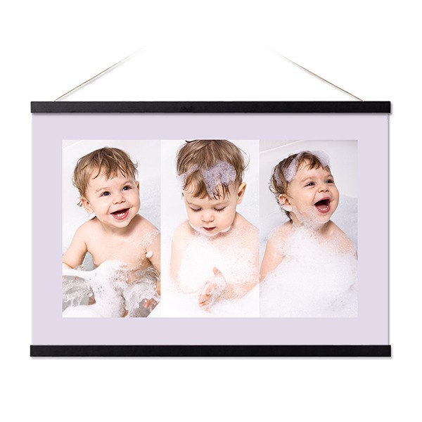 Poster with Magnetic hanger 60 x 40 cm Black