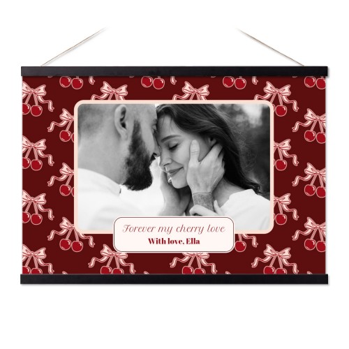 Vintage Cherry Love Text - Only