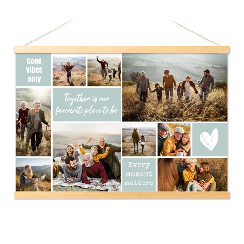 Poster avec support magnétique 60 x 40 cm Bois naturel Poster avec support magnétique 60 x 40 cm Bois naturel