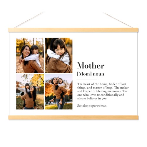 Poster avec support magnétique 60 x 40 cm Bois naturel Poster avec support magnétique 60 x 40 cm Bois naturel