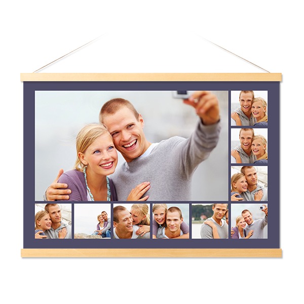 Plakat med Plakathenger 60 x 40 cm Tre