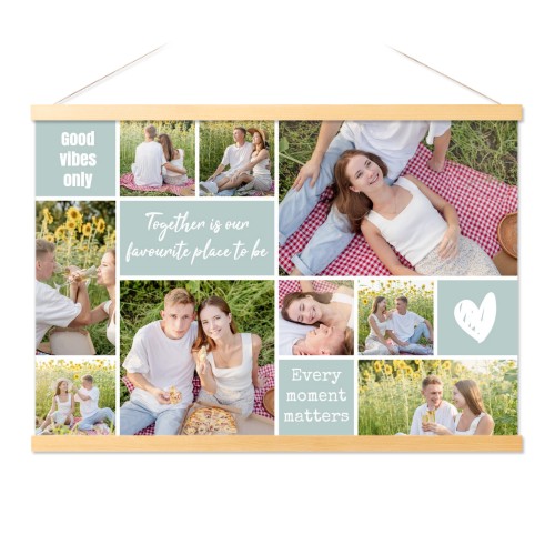 Poster avec support magnétique 60 x 40 cm Bois naturel Poster avec support magnétique 60 x 40 cm Bois naturel