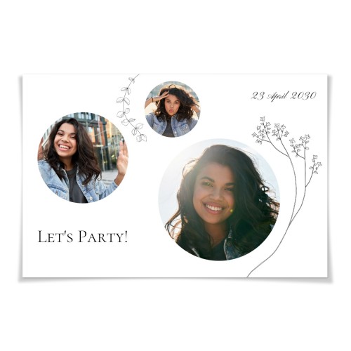 Faire part mariage champetre