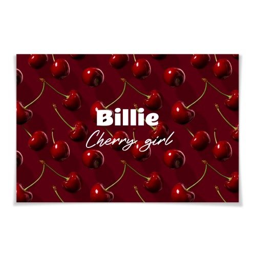 Cherry Coded Pattern Text - Only