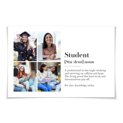 Dictionary Definition with 4 photos