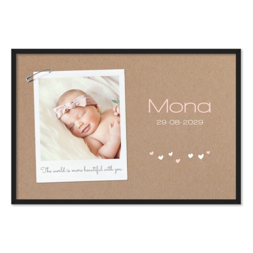 Framed Collage Poster 40 x 60 cm Black