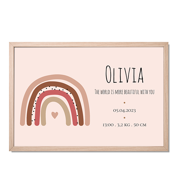 Foto-Collage mit Rahmen 40 x 60 cm Braun Foto-Collage mit Rahmen 40 x 60 cm Braun