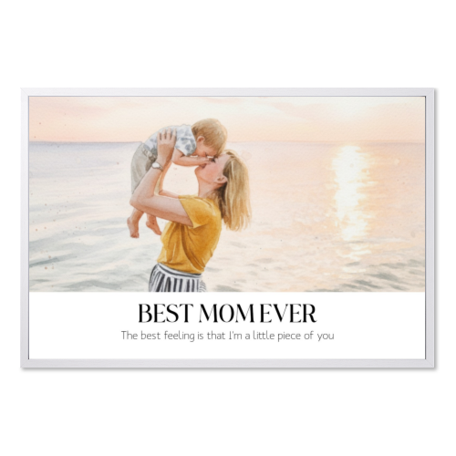 Indrammet plakat 40 x 60 cm Vit Indrammet plakat 40 x 60 cm Vit