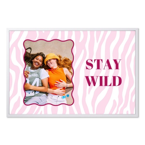 Zebra Swirly Frame Zebra Swirly Frame