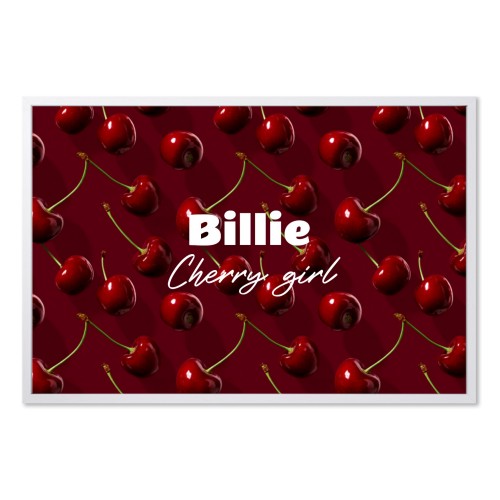 Cherry Coded Pattern Text - Only