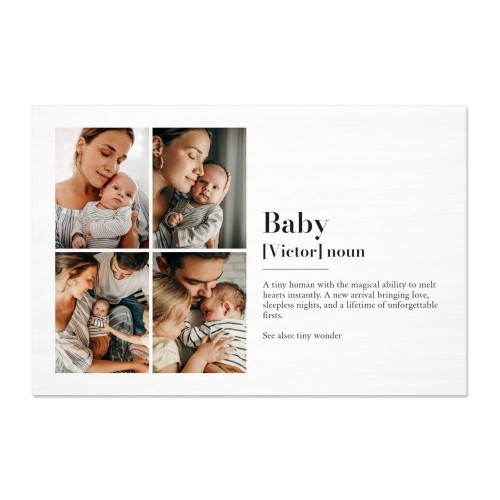 Dictionary Definition with 4 photos