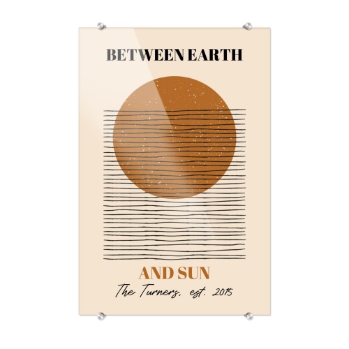 Foto op acrylglas 40 x 60 cm