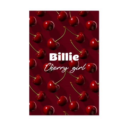 Cherry Coded Pattern Text - Only