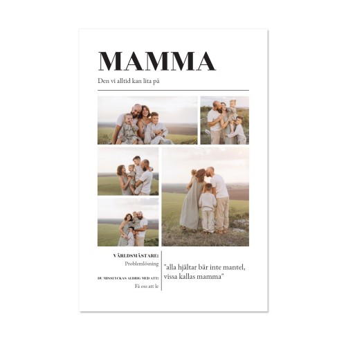 Postertavla 40 x 60 cm