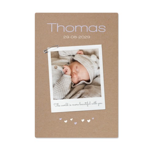 Cardboard Photo Print