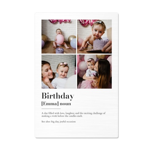 Dictionary Definition with 4 photos