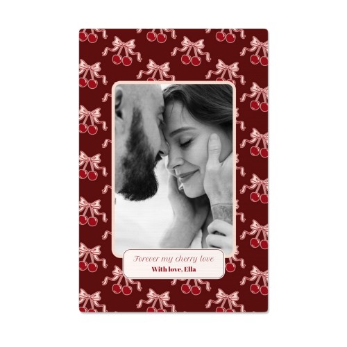 Vintage Cherry Love Text - Only