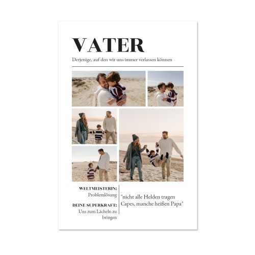 Poster auf Alu-Dibond 40 x 60 cm