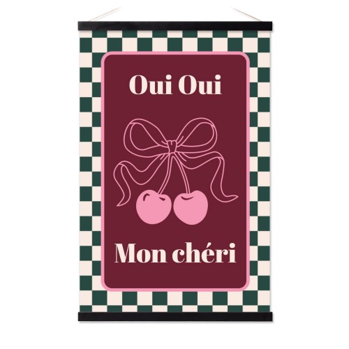 Checker Cherie Mood Text - Only