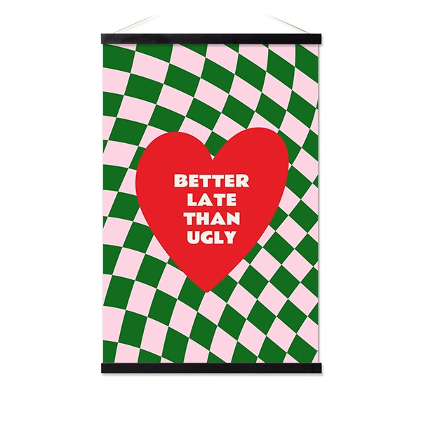 Poster with Magnetic hanger 40 x 60 cm Black