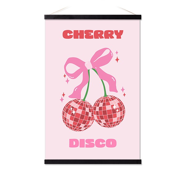 Poster with Magnetic hanger 40 x 60 cm Black