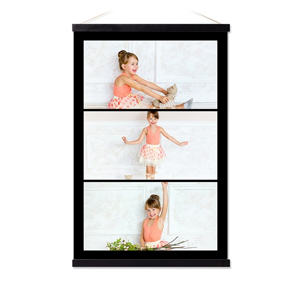 Valokuvajuliste ripustimella 40 x 60 cm Musta