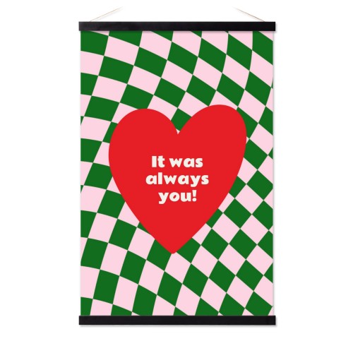 Fotoposter mit magnetischer Posterleiste 40 x 60 cm Schwarz