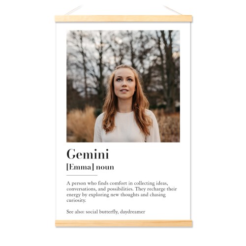 Poster met magnetische hanger 40 x 60 cm Hout Poster met magnetische hanger 40 x 60 cm Hout