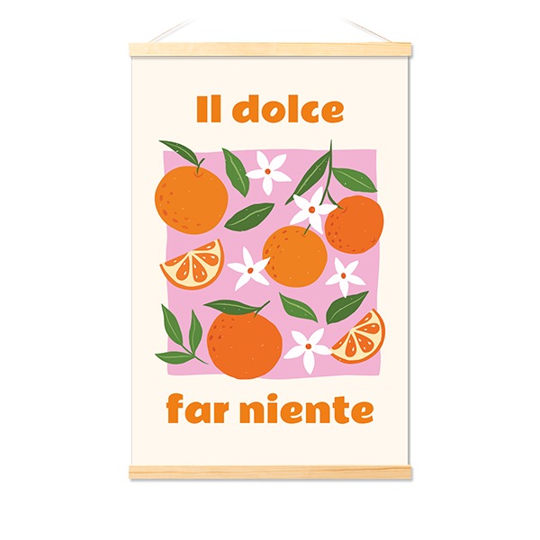Fotoposter met magnetische hanger 40 x 60 cm Hout