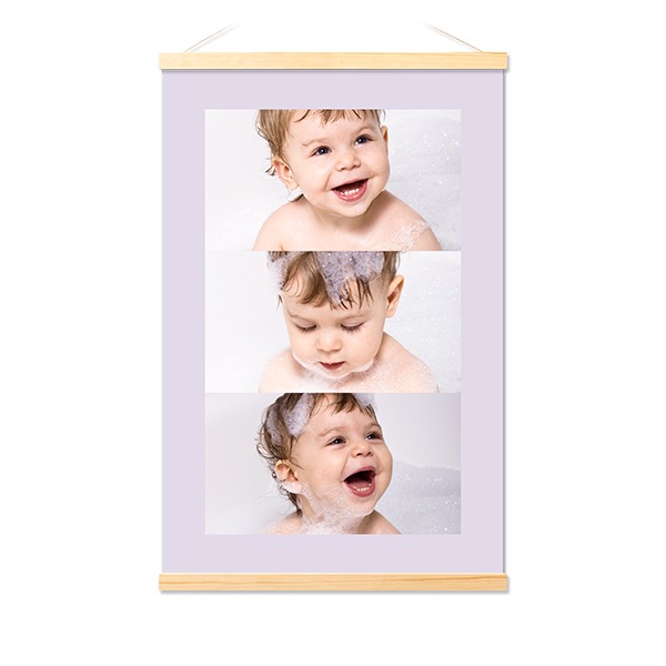 Poster with Magnetic hanger 40 x 60 cm Wood